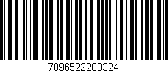 Código de barras (EAN, GTIN, SKU, ISBN): '7896522200324'