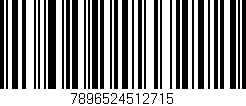 Código de barras (EAN, GTIN, SKU, ISBN): '7896524512715'