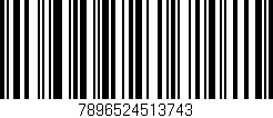 Código de barras (EAN, GTIN, SKU, ISBN): '7896524513743'