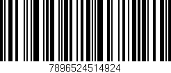 Código de barras (EAN, GTIN, SKU, ISBN): '7896524514924'