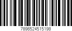 Código de barras (EAN, GTIN, SKU, ISBN): '7896524515198'