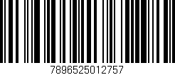 Código de barras (EAN, GTIN, SKU, ISBN): '7896525012757'