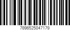 Código de barras (EAN, GTIN, SKU, ISBN): '7896525047179'