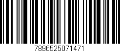 Código de barras (EAN, GTIN, SKU, ISBN): '7896525071471'