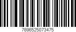Código de barras (EAN, GTIN, SKU, ISBN): '7896525073475'