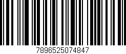 Código de barras (EAN, GTIN, SKU, ISBN): '7896525074847'