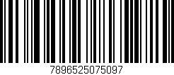 Código de barras (EAN, GTIN, SKU, ISBN): '7896525075097'