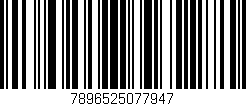 Código de barras (EAN, GTIN, SKU, ISBN): '7896525077947'