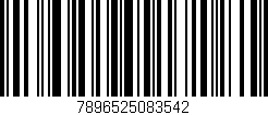 Código de barras (EAN, GTIN, SKU, ISBN): '7896525083542'