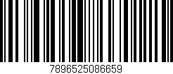 Código de barras (EAN, GTIN, SKU, ISBN): '7896525086659'