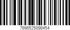 Código de barras (EAN, GTIN, SKU, ISBN): '7896525098454'