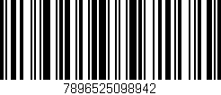 Código de barras (EAN, GTIN, SKU, ISBN): '7896525098942'