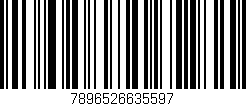 Código de barras (EAN, GTIN, SKU, ISBN): '7896526635597'