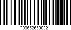 Código de barras (EAN, GTIN, SKU, ISBN): '7896526638321'