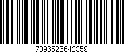 Código de barras (EAN, GTIN, SKU, ISBN): '7896526642359'