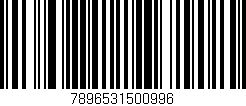 Código de barras (EAN, GTIN, SKU, ISBN): '7896531500996'