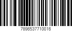 Código de barras (EAN, GTIN, SKU, ISBN): '7896537710016'