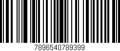 Código de barras (EAN, GTIN, SKU, ISBN): '7896540789399'