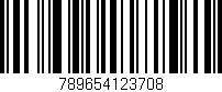 Código de barras (EAN, GTIN, SKU, ISBN): '789654123708'