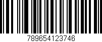 Código de barras (EAN, GTIN, SKU, ISBN): '789654123746'