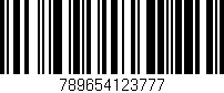 Código de barras (EAN, GTIN, SKU, ISBN): '789654123777'