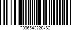 Código de barras (EAN, GTIN, SKU, ISBN): '7896543220462'