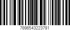 Código de barras (EAN, GTIN, SKU, ISBN): '7896543223791'