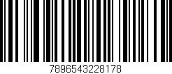 Código de barras (EAN, GTIN, SKU, ISBN): '7896543228178'