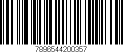 Código de barras (EAN, GTIN, SKU, ISBN): '7896544200357'