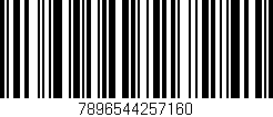 Código de barras (EAN, GTIN, SKU, ISBN): '7896544257160'