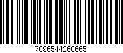 Código de barras (EAN, GTIN, SKU, ISBN): '7896544260665'