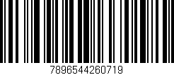 Código de barras (EAN, GTIN, SKU, ISBN): '7896544260719'