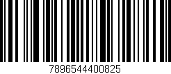 Código de barras (EAN, GTIN, SKU, ISBN): '7896544400825'