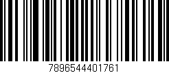 Código de barras (EAN, GTIN, SKU, ISBN): '7896544401761'