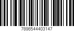 Código de barras (EAN, GTIN, SKU, ISBN): '7896544403147'