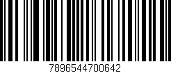 Código de barras (EAN, GTIN, SKU, ISBN): '7896544700642'