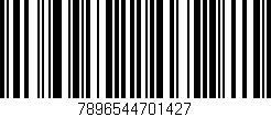 Código de barras (EAN, GTIN, SKU, ISBN): '7896544701427'
