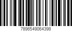 Código de barras (EAN, GTIN, SKU, ISBN): '7896549064398'