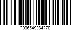 Código de barras (EAN, GTIN, SKU, ISBN): '7896549064770'