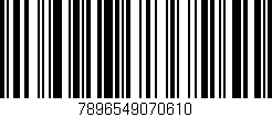 Código de barras (EAN, GTIN, SKU, ISBN): '7896549070610'