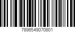 Código de barras (EAN, GTIN, SKU, ISBN): '7896549070801'