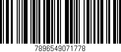 Código de barras (EAN, GTIN, SKU, ISBN): '7896549071778'