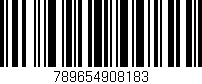 Código de barras (EAN, GTIN, SKU, ISBN): '789654908183'