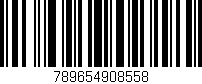 Código de barras (EAN, GTIN, SKU, ISBN): '789654908558'