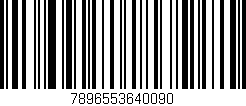 Código de barras (EAN, GTIN, SKU, ISBN): '7896553640090'