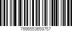 Código de barras (EAN, GTIN, SKU, ISBN): '7896553659757'