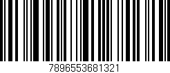 Código de barras (EAN, GTIN, SKU, ISBN): '7896553681321'