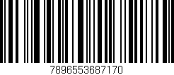 Código de barras (EAN, GTIN, SKU, ISBN): '7896553687170'