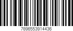Código de barras (EAN, GTIN, SKU, ISBN): '7896553914436'