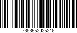 Código de barras (EAN, GTIN, SKU, ISBN): '7896553935318'